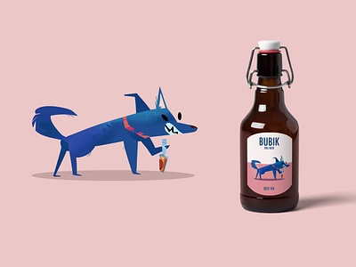 Illustrations for dog beer brand