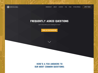 FAQ Page angles design faq web website