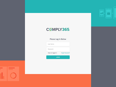 Comply365 Login Screen