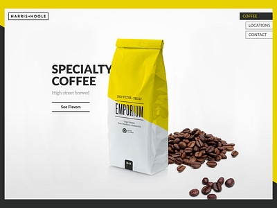 #003 Landing Page coffee dailyui design landing page ui ux web website