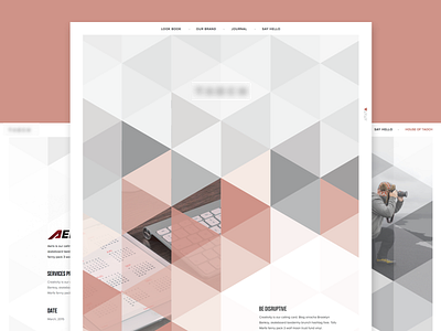 Portfolio Project design hq portfolio responsive triangles ui ux website