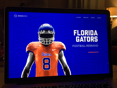 Foosball college design florida football jersey portfolio ui uniform ux web