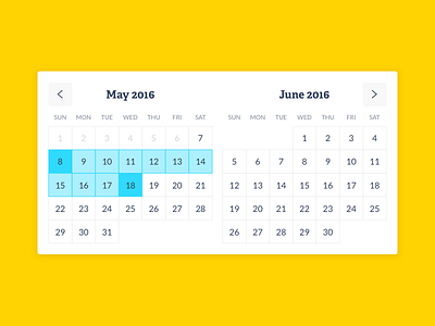 Date Picker app date design interface picker site time ui ux web yellow