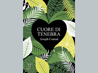 Cover art_ Cuore di Tenebra book cover cover art cover artwork cuore di tenebra graphic design heart of darkness illustration joseph conrad