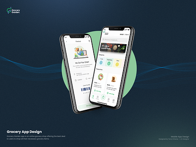 Grocery App Design - Mobile