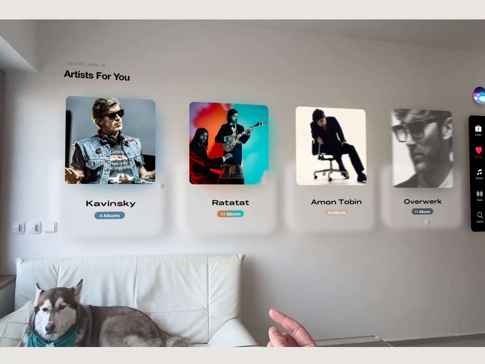 Ar Music Player On Wall By Volodymyr Kurbatov On Dribbble