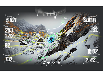 Augmented reality for climbing ar athlete augmented climbing interface reality sport ui virtual