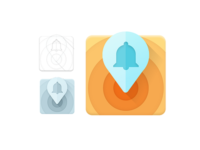 Icon for android app Location Notifier alarm android app icon location notification pin