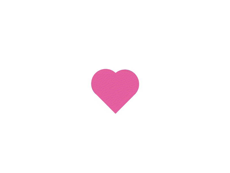 Month of Rebounds / Day 07 / Heart ae animation flat heart minimal motion playful shapes