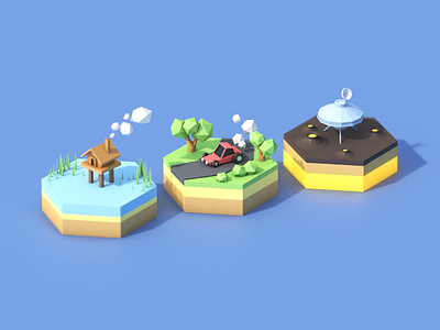 Month of Rebounds / Day 15 / Mini Environments