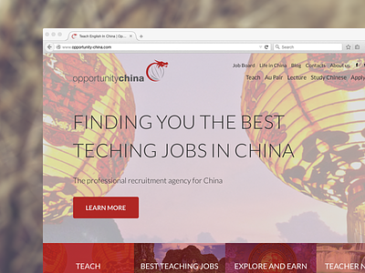 Opportunity China Redesign china redesign wordpress