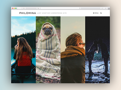 Philomina WordPress Theme design template wordpress
