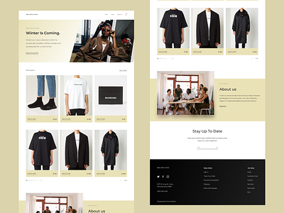 Balenciaga ecommerce website redesign adobe xd balenciaga clothes clothing brand ecommerce fashion figma ui uidesign uiux ux web