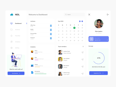 Neil - Cloud service Dashboard