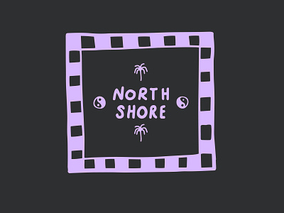 North Shore apparel design brand design branding design freelance hand drawn illustration minimal