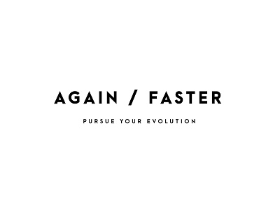 Again Faster Re-Brand athletic logo brand design branding design freelance icon logo minimal simplistic typography vector