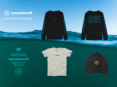 SoundSwell Merch Release 2021 apparel design apparel mockup clothing design design illustration