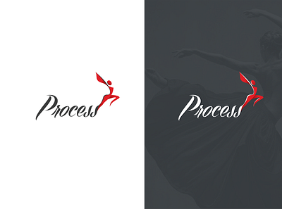 Process art branding design logo