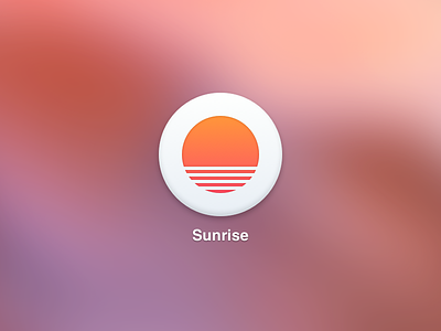 Sunrise Desktop app calendar icon replacement sunrise yosemite
