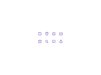 Thick Icons 24px icons mail thick
