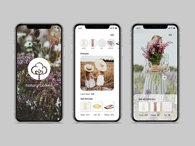 clothes shop app concept app design shop ui ux