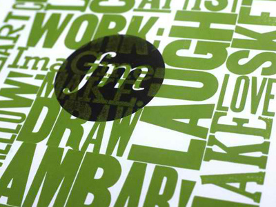 Letterpressin' It letterpress silkscreen typography