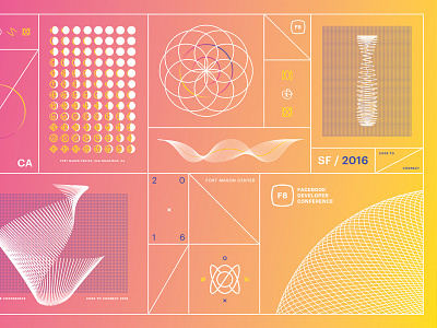 Color, shapes, oh my! color conference curves event f8 facebook gradient