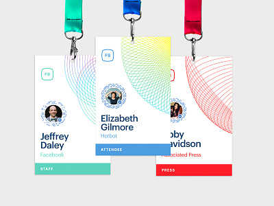 F8 Event Badges