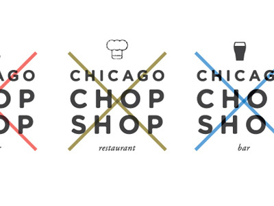 Restaurant Family Identity branding chopshop cross design graphic design icon logo meat
