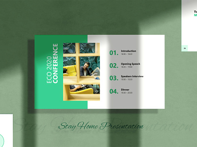 Business 2020 Presentation Template animated branding business template design design inspiration flat graphic design green infographic inspiration minimal pitch deck powerpoint powerpoint design presentation presentation design ui vector website