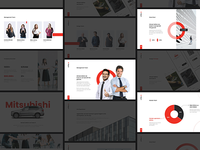 Smooth Animated Presentation Template annual report annual report design branding business template design device mockup graphic design illustration infographic pitch deck powerpoint powerpoint design presentation presentation design red ui ux webdesign