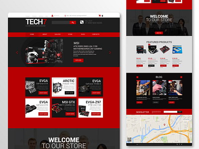 Computer Hardware E-Com branding ecommerce ecommerce design graphics visual design webdesign website concept webui webuiuxdesign