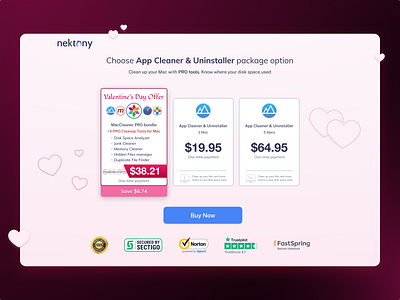 Valentine's Day Offer Web Page Design clean clean up mac love uiux valentines day web design webdesign webpage