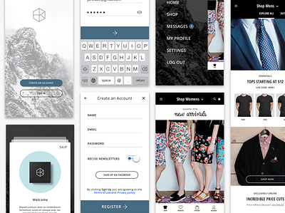 E-commerce mobile app UI design ecommerce mobile ui