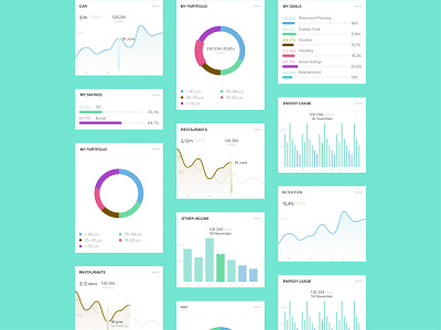 widgets design mobile ui