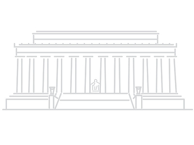 Lincoln Memorial Icon