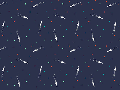 Rocket Ship Pattern astronaut astronomy illustration illustrator outer space pattern rockets small pattern space space ship surface design vector