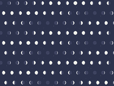 Waxing and Waning Moon Pattern