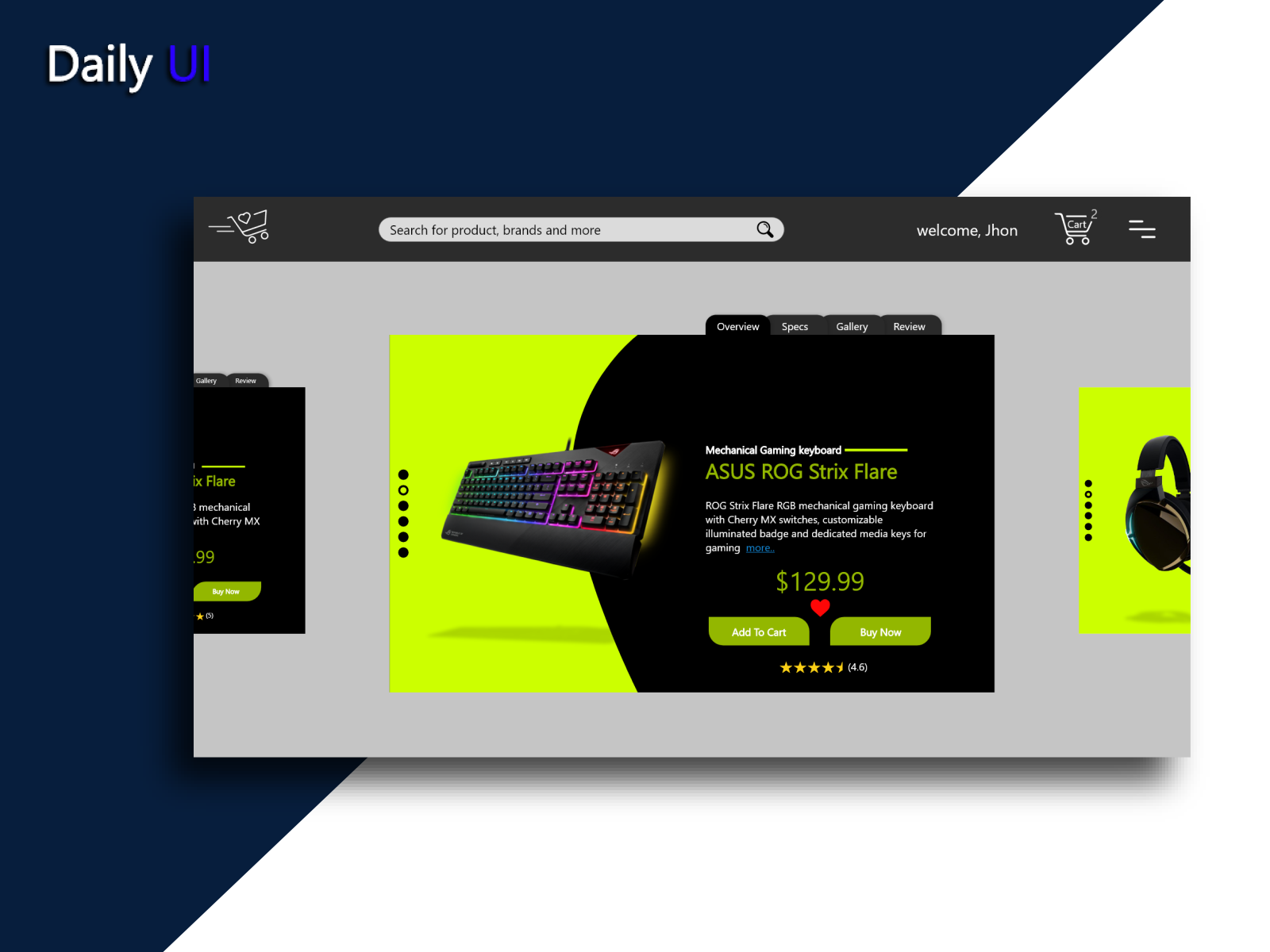 daily ui 012 by proxy on Dribbble