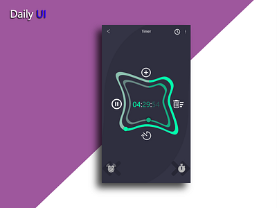 daily ui 014 014 app clock countdown daily daily 100 challenge daily ui dailyui design timer ui uidesign web