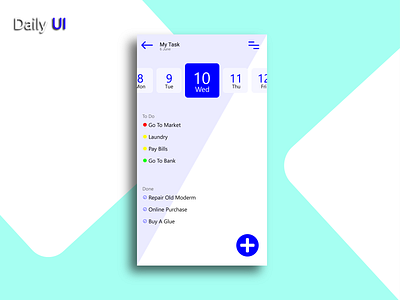 daily ui 042 042 app daily daily 100 challenge daily ui dailyui design to do list ui uidesign