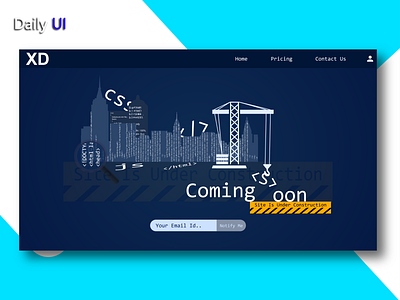 Daily UI #048 Coming Soon 048 app coming soon daily daily 100 challenge daily ui dailyui design ui uidesign web