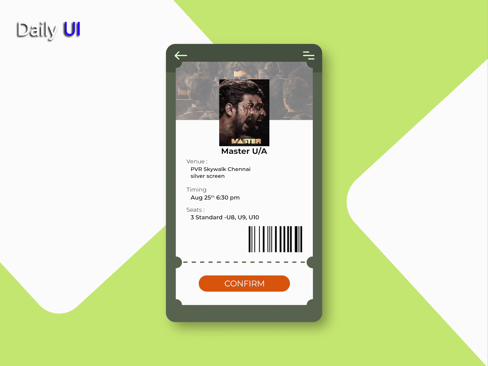 Daily UI #054 | Confirmation 054 app confirmation daily daily 100 challenge daily ui dailyui design ui uidesign web