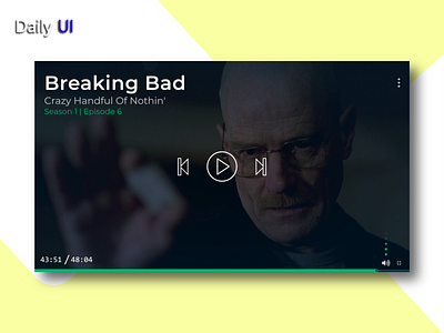 Daily UI #057 | Video player 057 app daily daily 100 challenge daily ui dailyui design ui uidesign ux video player web