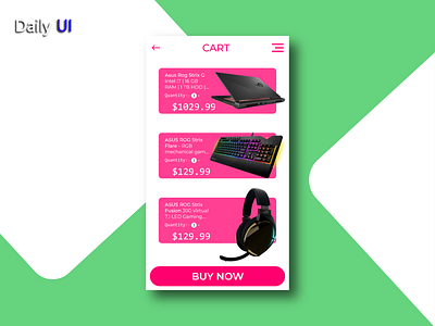 Daily UI #058 | Shopping Cart 058 app daily daily 100 challenge daily ui dailyui design shopping cart ui uidesign ux web