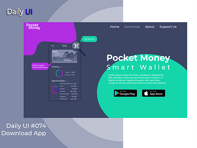 Daily UI #074 | Download App