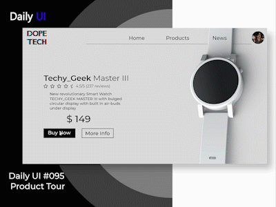 Daily UI #095 | Product Tour