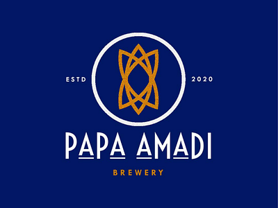 Papa Amadi Brewery. branding brewery logo logodesign logodesigner