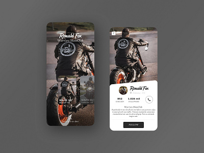 UI APP for MotoClub app dailyui design mobile moto ui ui design