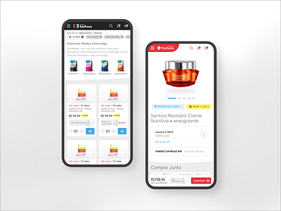 Mobile Ecommerce Drogaria São Paulo e Pacheco adobexd app app design dailyui designer ecommerce interface mobile ui ui design ux